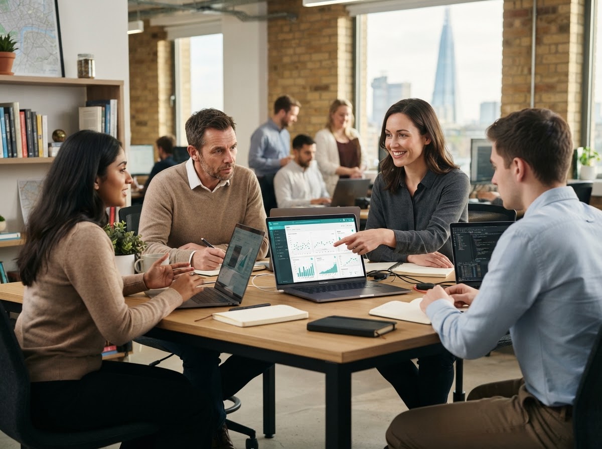 VellaCorti AI analysts reviewing data models used in the platform